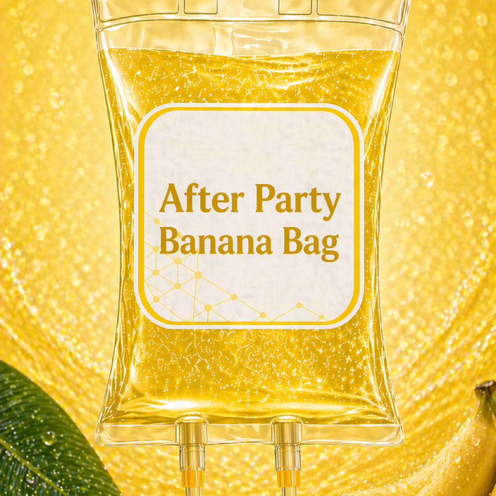 After Party Banana Bag at The IV Hydration Queen