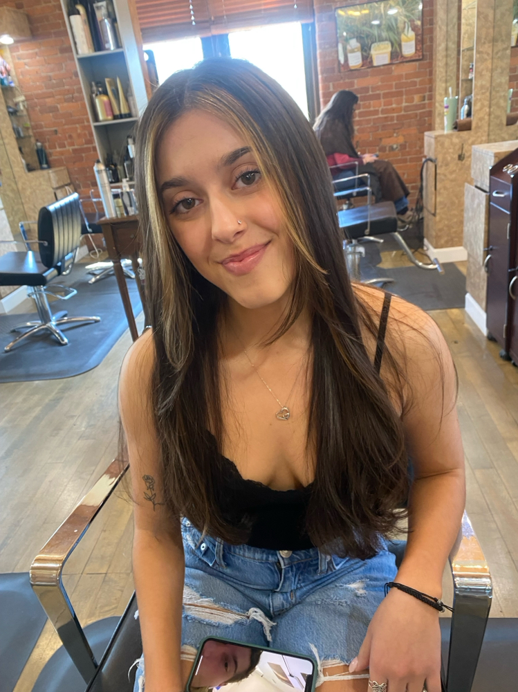 Face Frame Mini Foil at Hair by Crystal Paige in Attleboro, MA