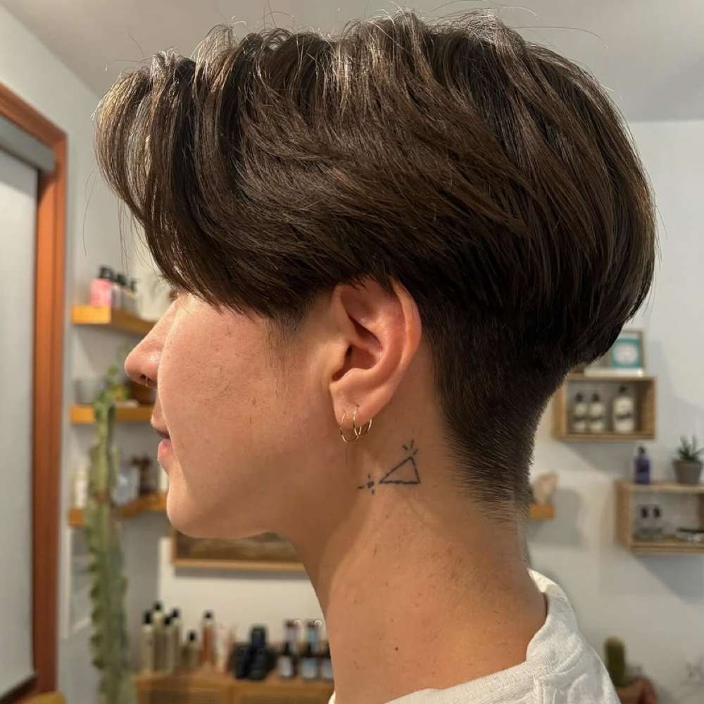 Short haircut at Logan Ford Hair in Los Angeles, CA