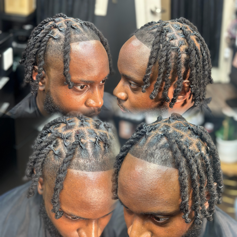 HALF HEAD - LOC WASH RETWIST & STYLE