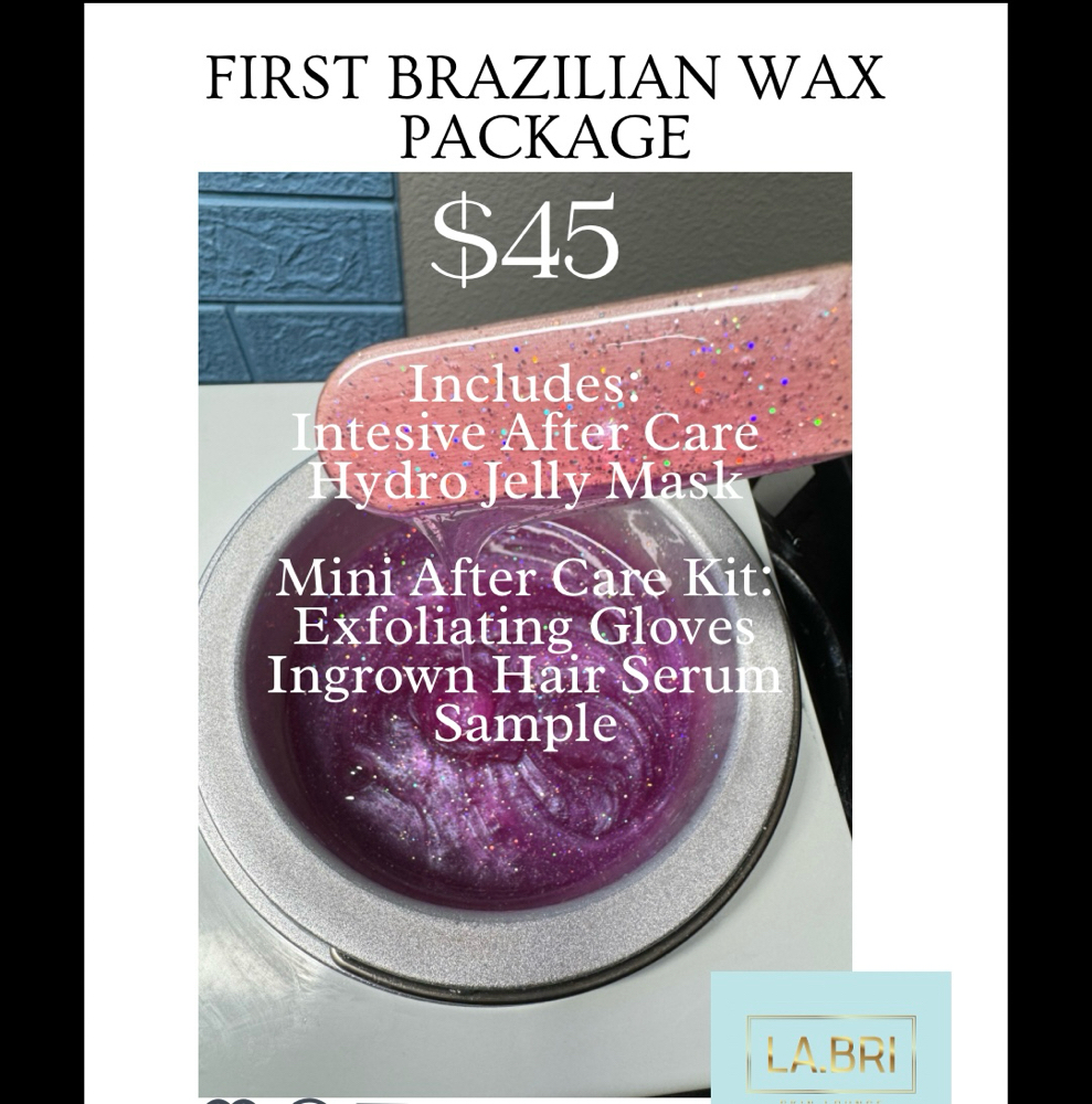 First Brazilian Wax Package