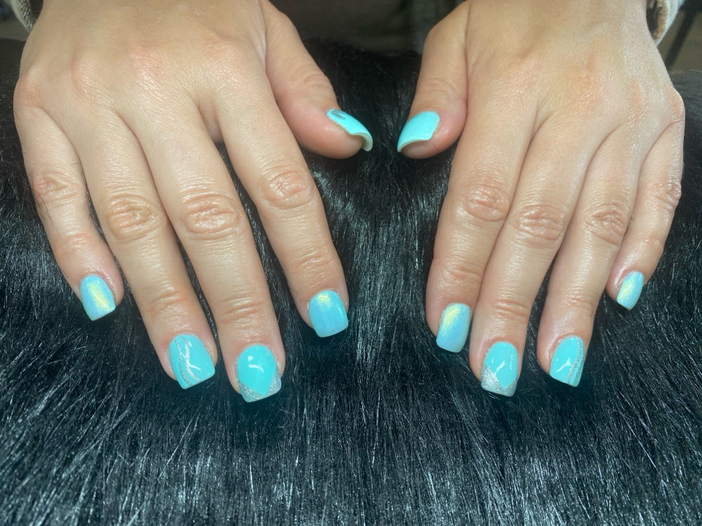 Acrylic Clear W/ Shellac Polish