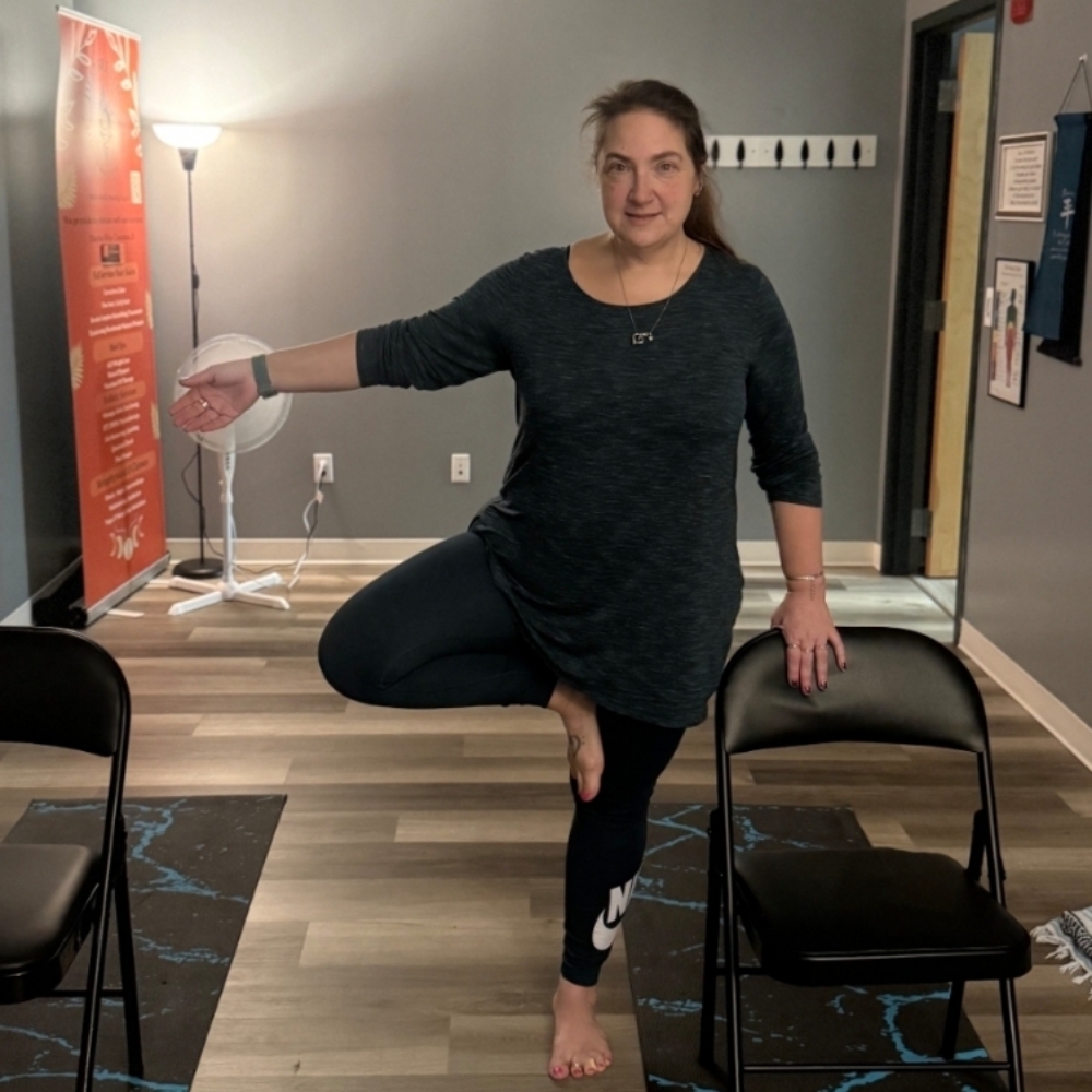 Chair Yoga at Deep Breath Salon & Holistic Center in Cranston, RI