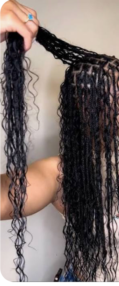 Knotless Boho Braids