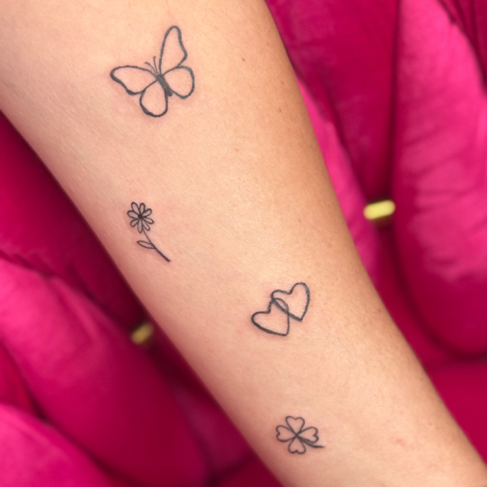 Tiny Tattoos at Permanent Vibes in West Monroe, LA