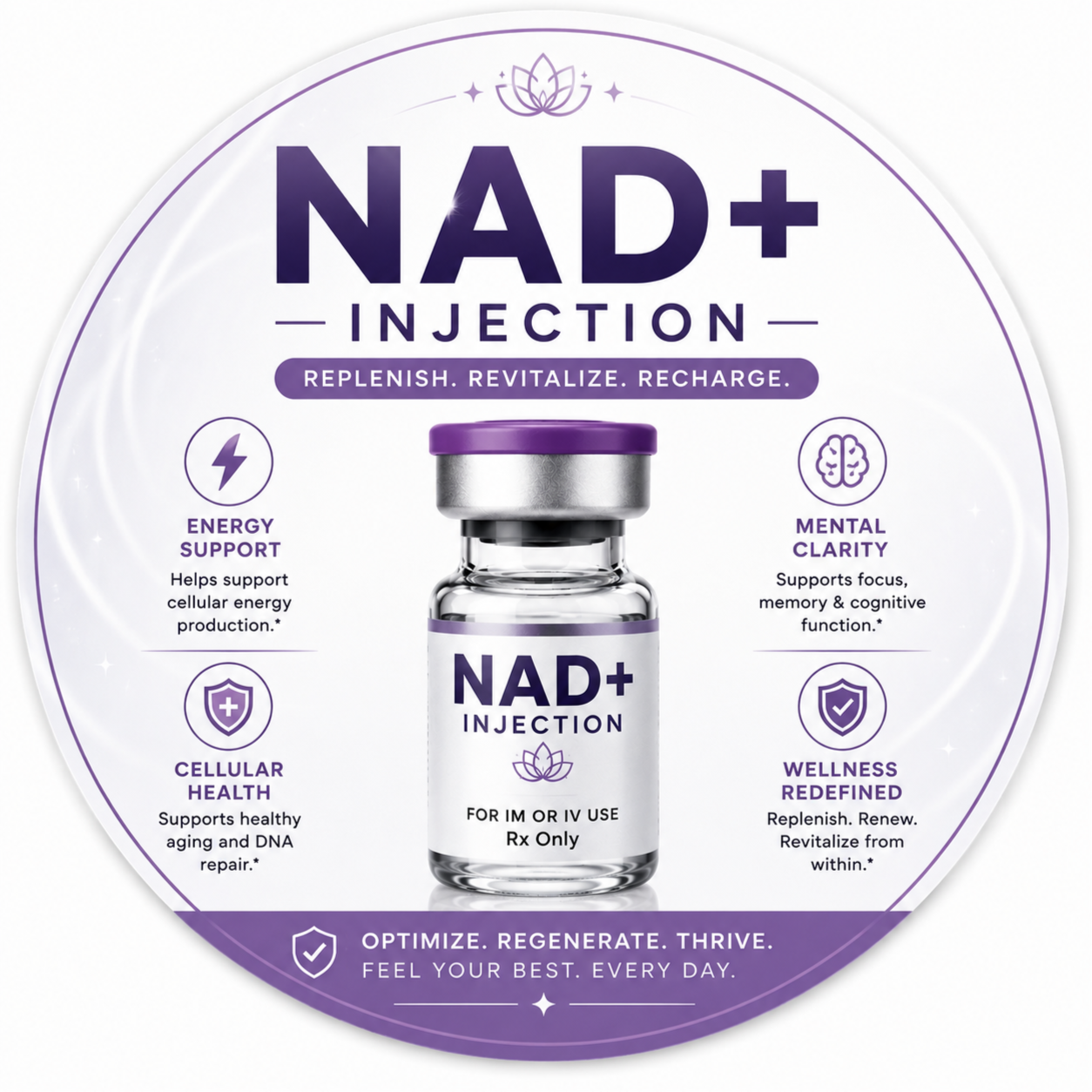 NAD+ Injection 💗 at Precision Total Health & Wellness Clinic in Plant City, FL