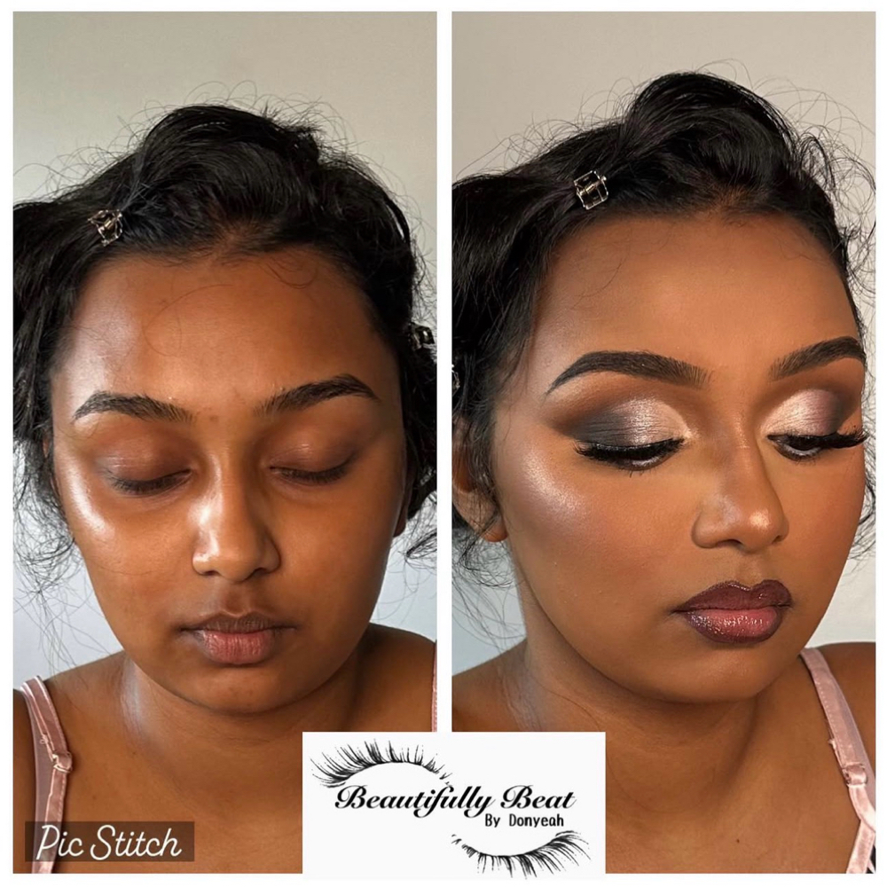 Dramatic Glam Makeup at Beautifully Beat in Waterbury, CT