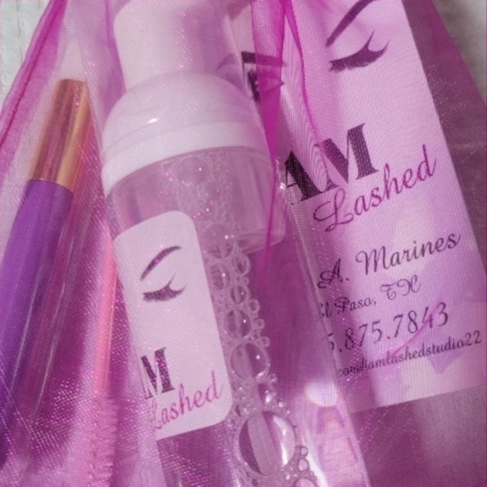 After Care Kit at IAM Lashed Studio in El Paso, TX