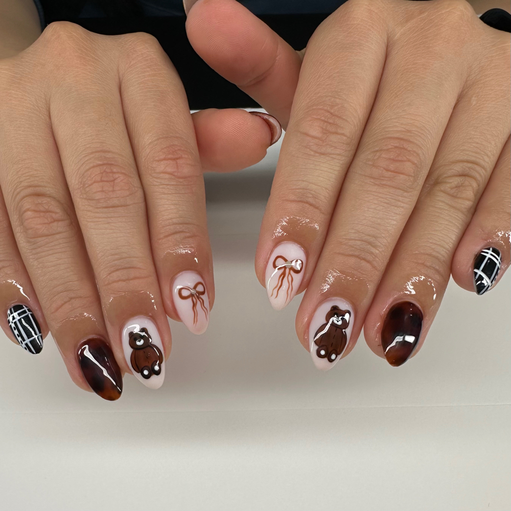 structured manicure at piscxesnailz in Apache Junction, AZ