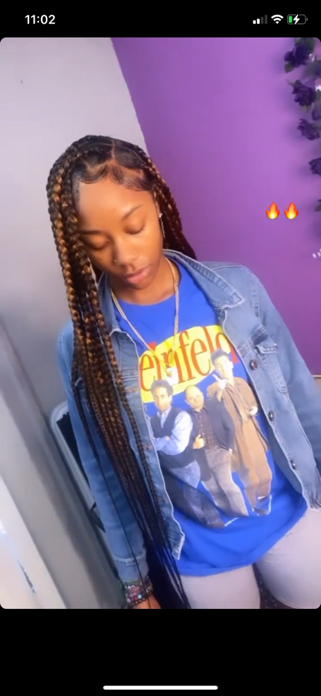 Jumbo Knotless at Touched bylaneise in Long Beach, CA