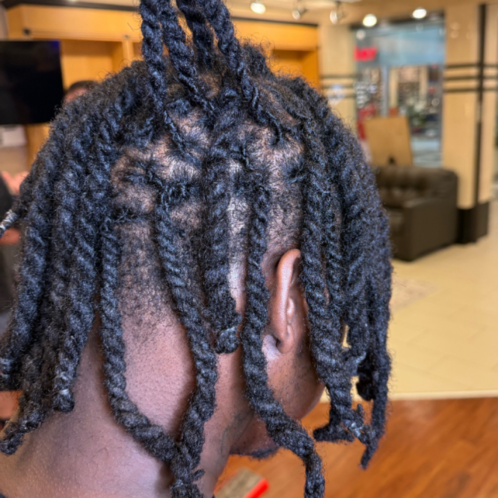 Retwist and Style at Tamed by Talor in Thibodaux, LA