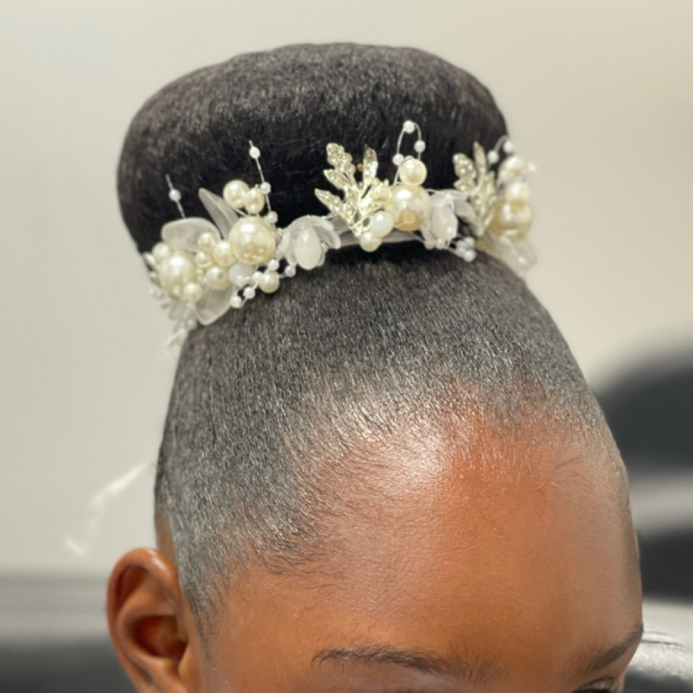 Silk Press Ponytail at MGA’Signatures in North Liberty, IA