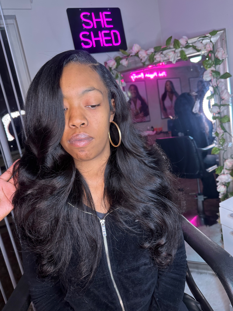Traditional Sewin at Pink Passion Beauty Parlor in Atlanta, GA