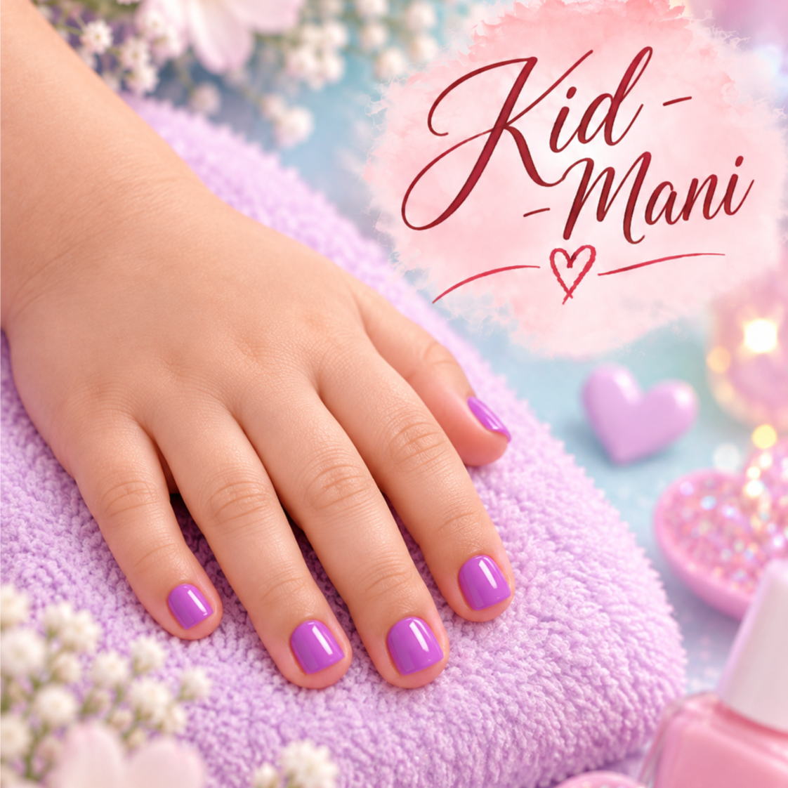 Kid - Mani at Forté Nail Spa in Toledo, OH