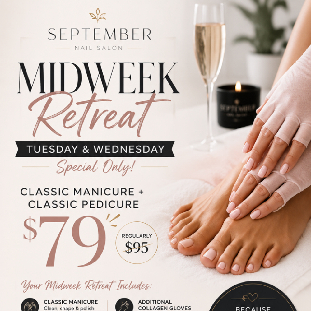 Midweek Retreat at September Nail Salon in Germantown, TN