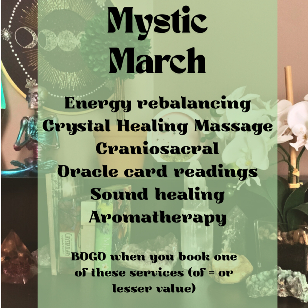 March Special: Mystic March at Mystic Healing Massage in Lexington, KY