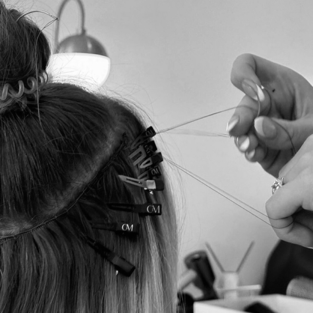Sew-in Extension Install at Glamour By Grace in Cambridge, OH