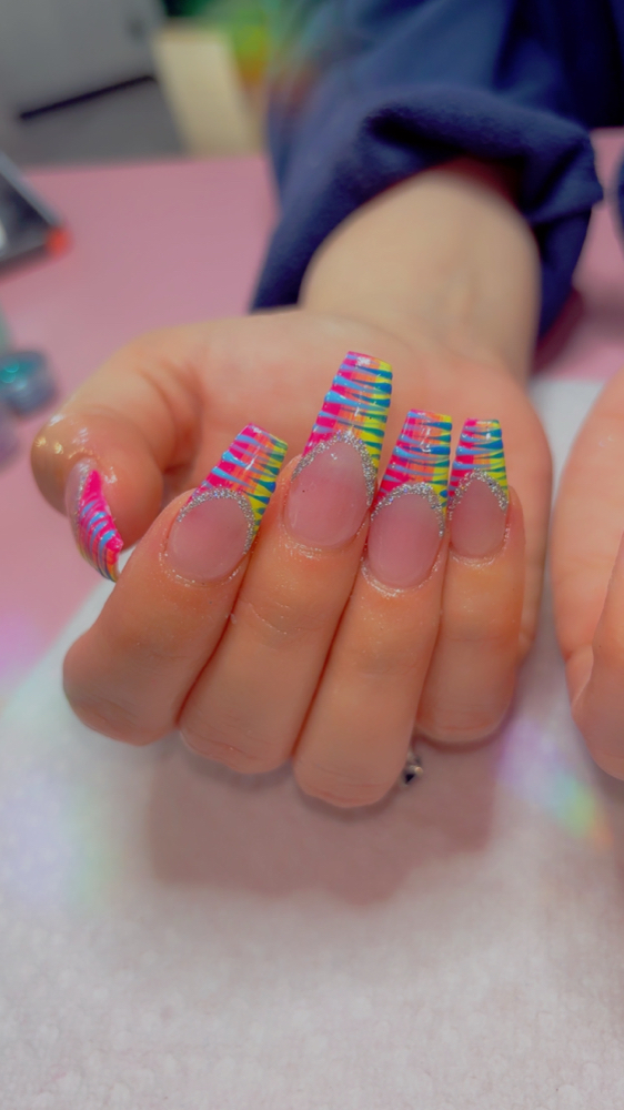 Gel Acrylic Fill  - (gel Polish) at Journeys Day Spa By Boss Babe Nails in In Topeka, KS