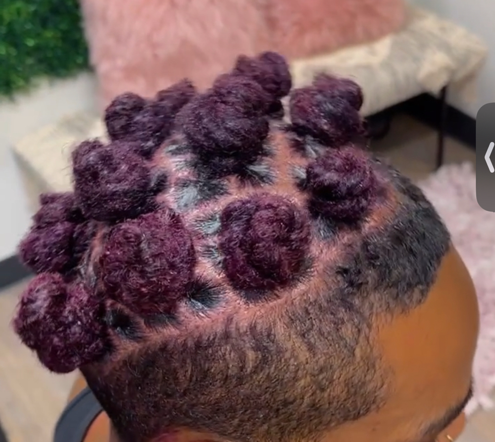 Adult Loc Maintenance + Bantu Knots