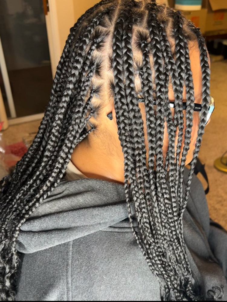Medium Box Braids