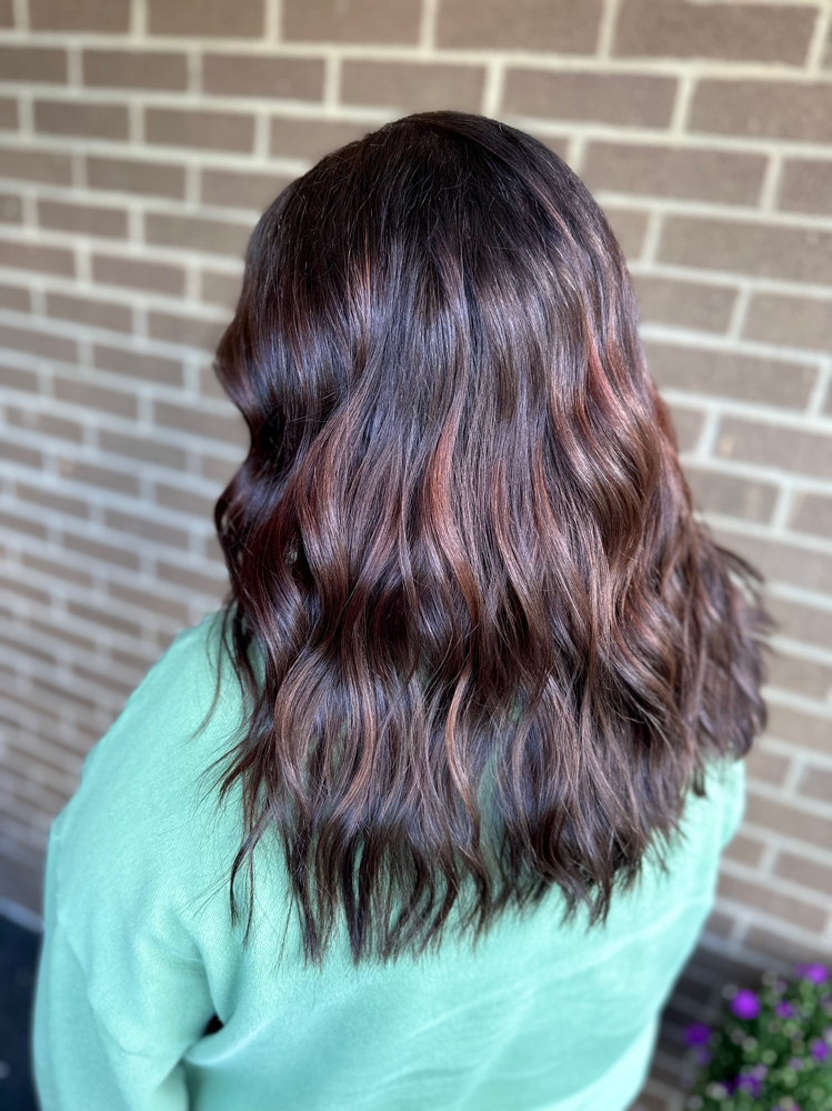 color correction + haircut