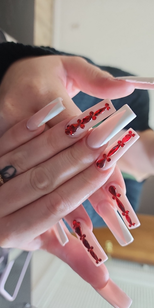 XL FULL SET at Tea Time Nails in Merced, CA