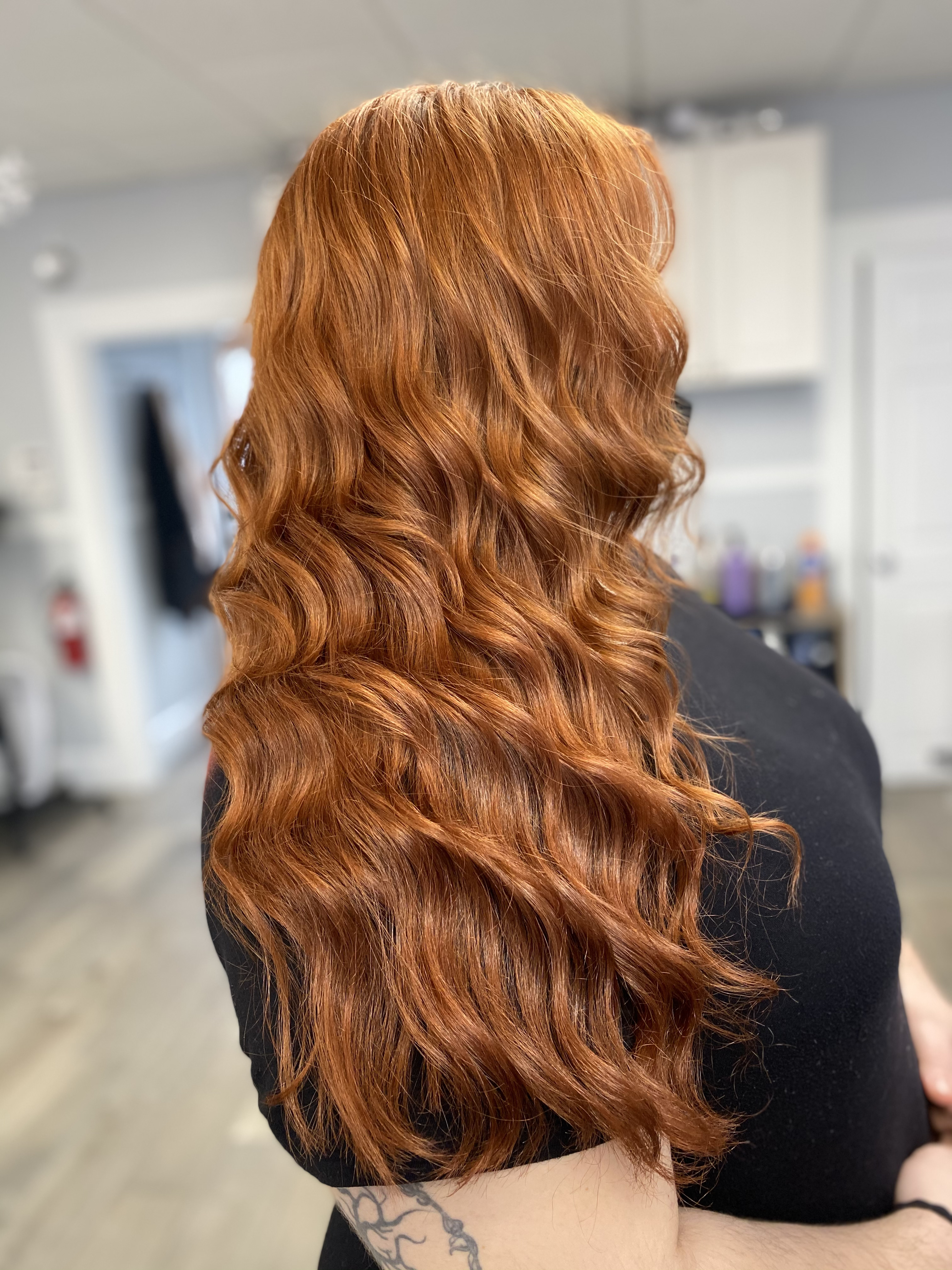 Root Retouch, Haircut & Blow dry