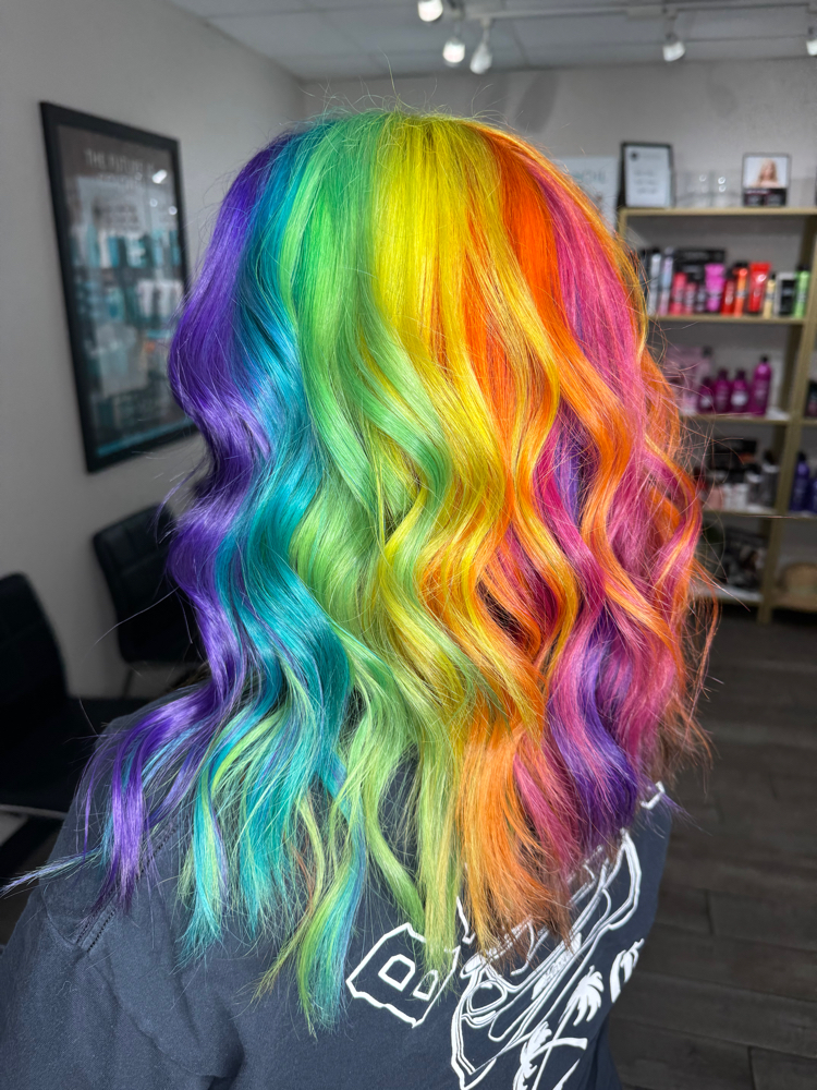 Fashion Color + Lightener at Rustic Roots Salon + Spa in Hesperia, CA
