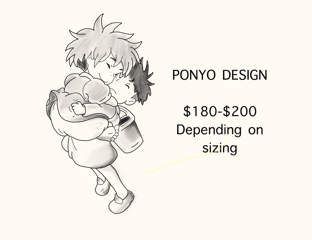 Ponyo Flash at Allie Bloom Tattoos in Cary, NC