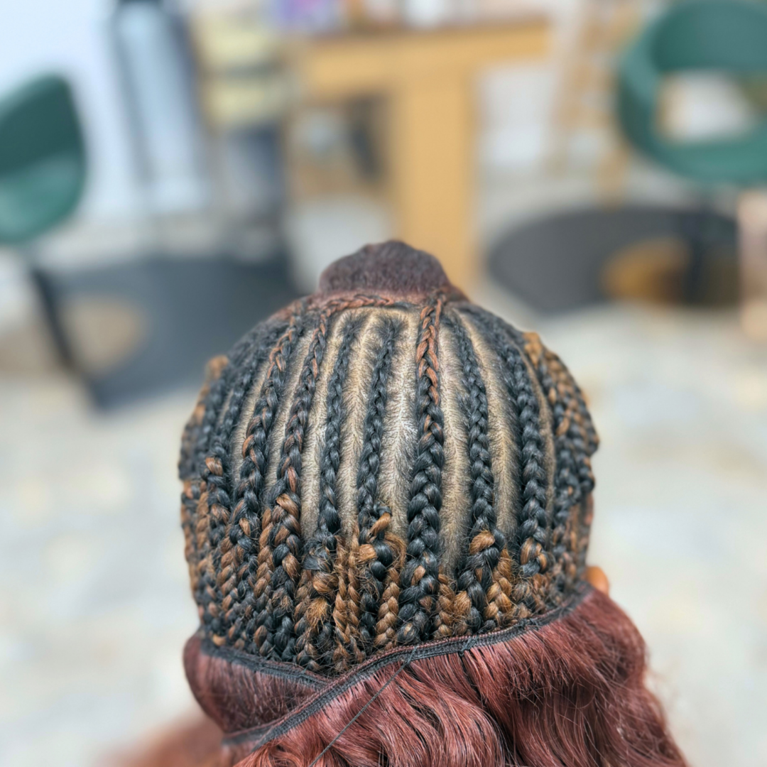 Simple Braid Down at Ambrosia Extensions in Mableton, GA