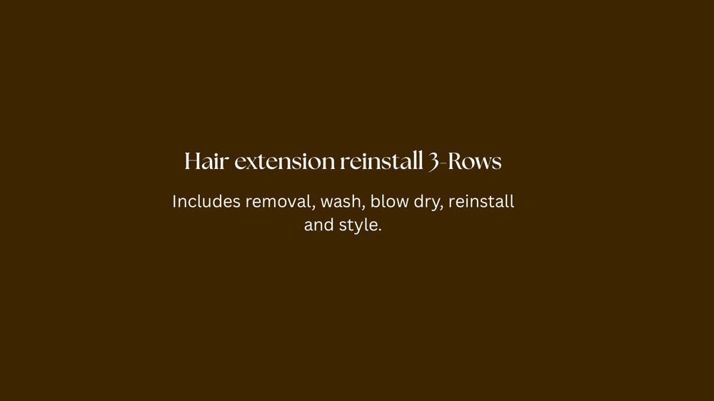 Hair Extension Re-install Three Row at Wild Honey Studio in Sioux Falls, SD