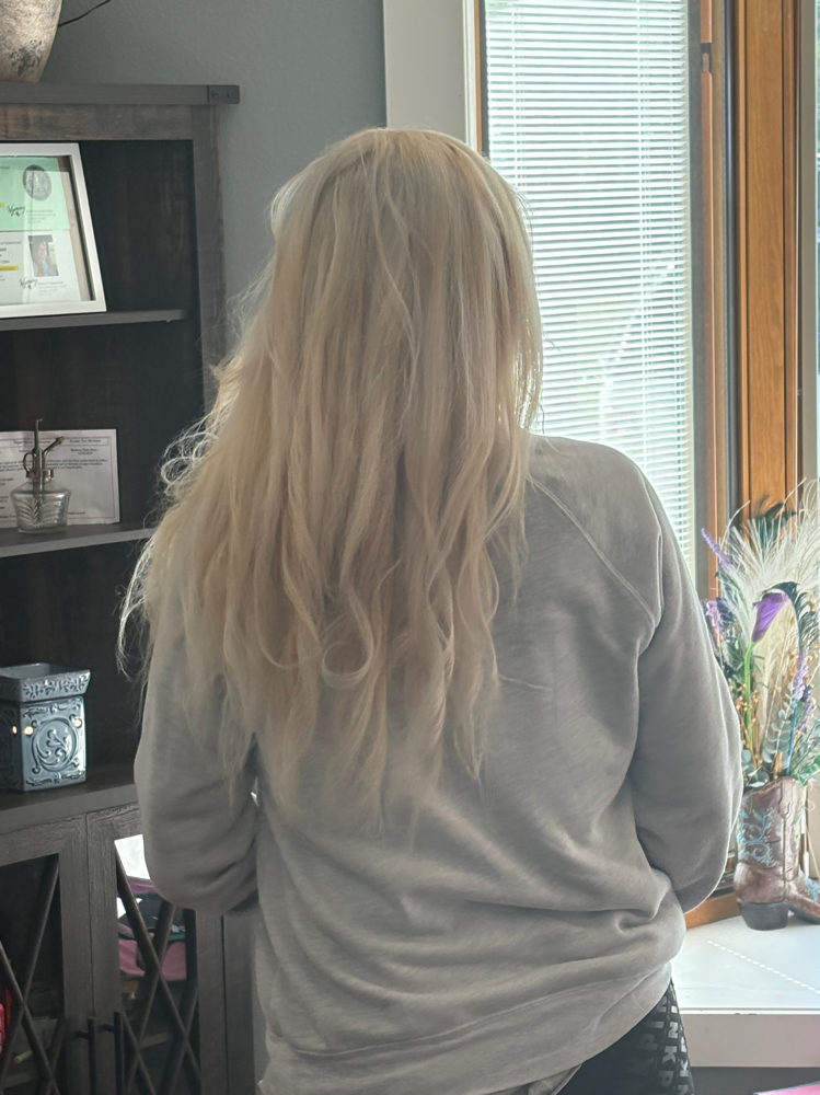 All Over Blonding And Tone