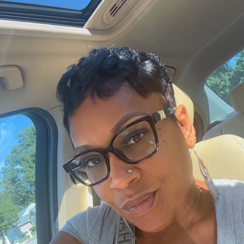 Short Cut/touch Up Relax at Natasha Martin Hair Vision LLC in Greensboro, NC