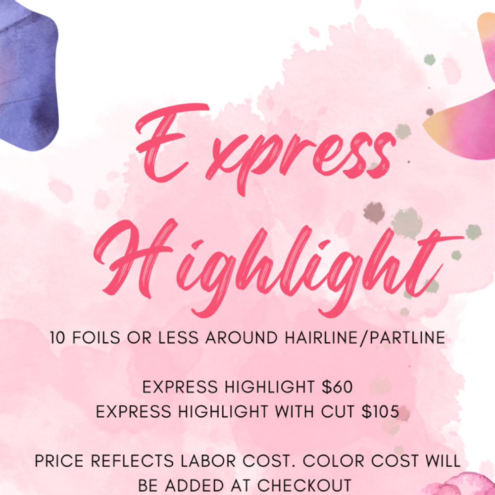 Express/Faceframe Highlight at Manda at Allure Salon Studios in 66503