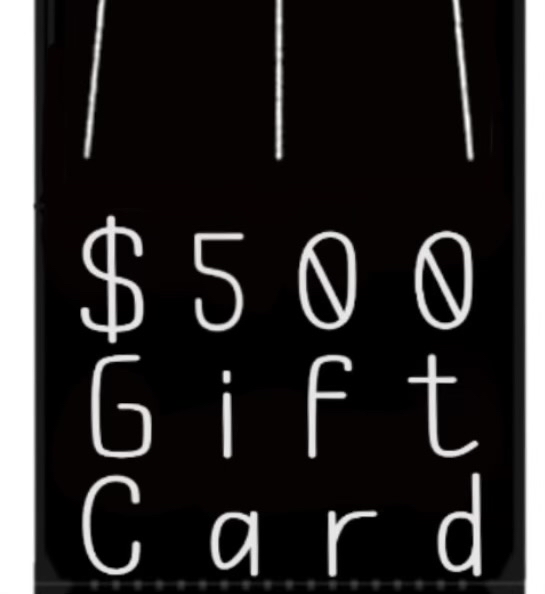 $500  Gift Card