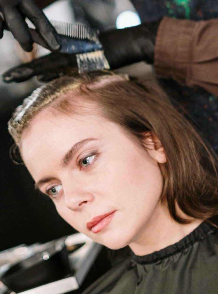 Root Touch Up & tone "NO" Haircut