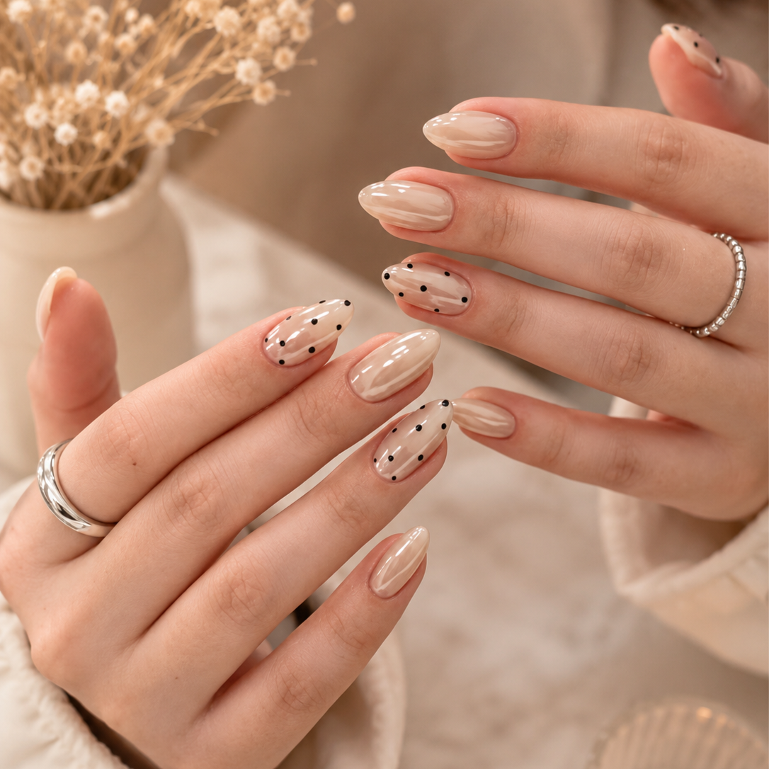 Structured Gel Manicure-Simple Art at Alamo Nail Atelier in Alamo, CA