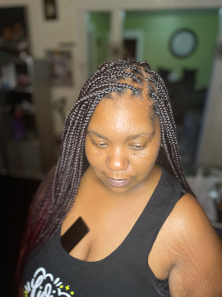 Small Knotless Braids