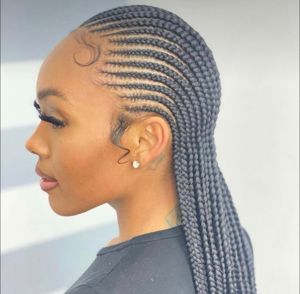 Cornrolls with Hair Added