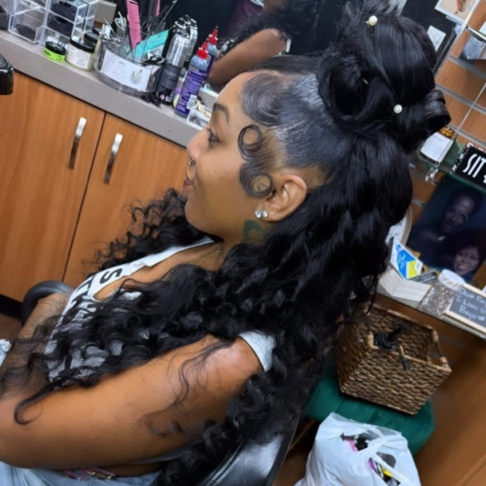 PIN-UP HALF UP at Timeless Vision in Arlington, TX
