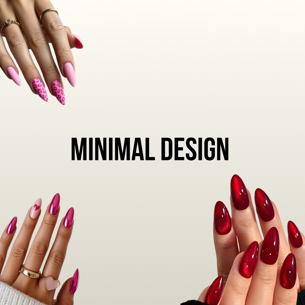 Full set (Minimal design) at Maria's Nails in Bloomington, IL