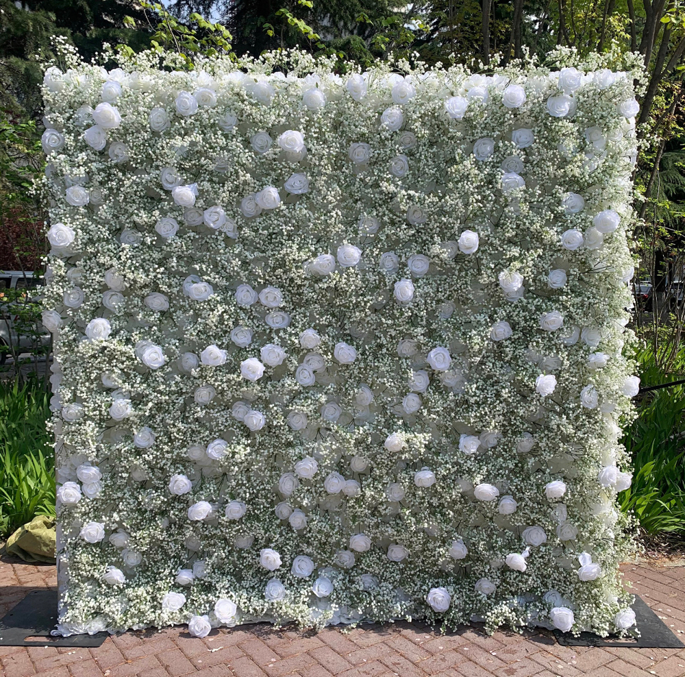 Baby Breath Flower Wall Rental