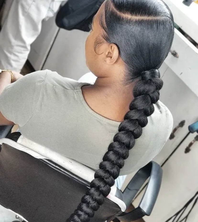 Braided Sleek Ponytail