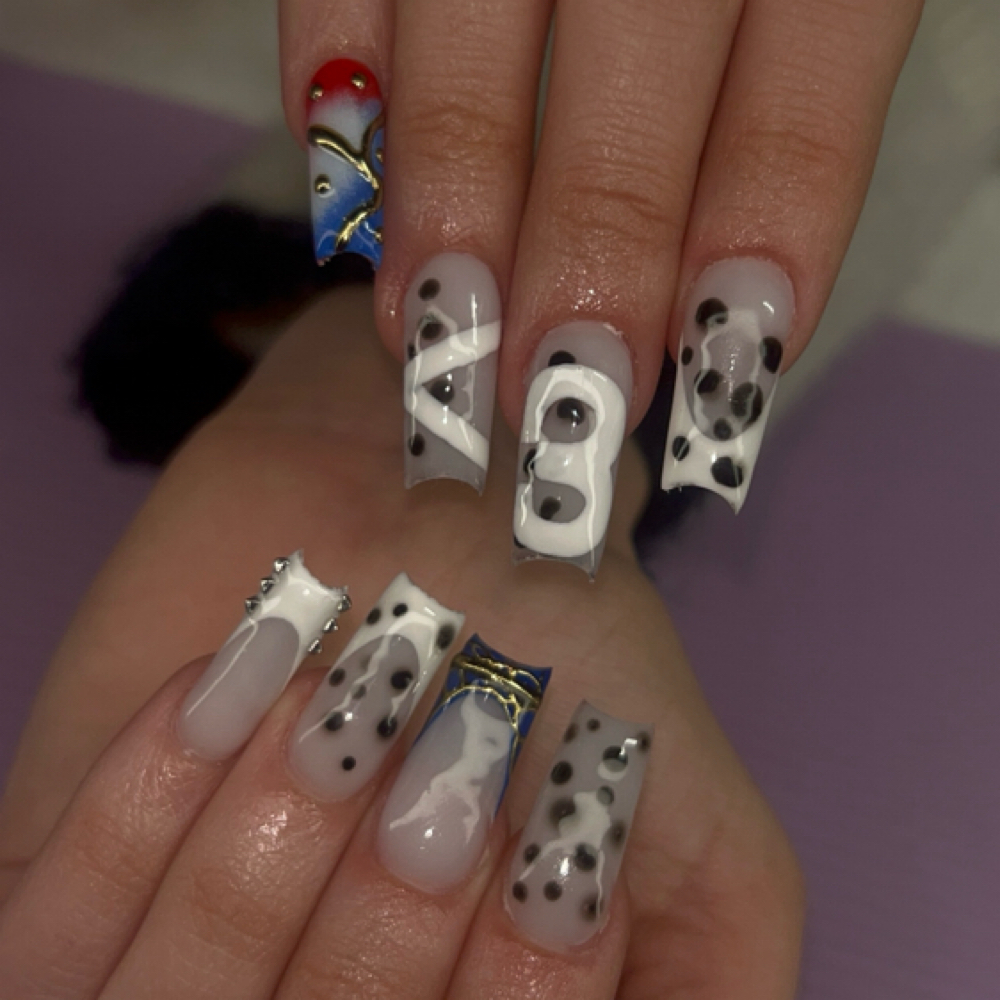 Acrylic full set - Long length at j.abeautybar in Crest Hill, IL