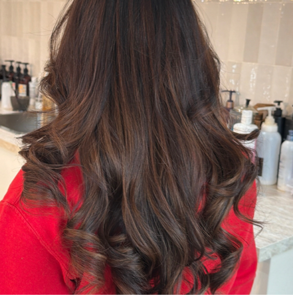 Brunette Transformation at Salón ALO in Occoquan, VA
