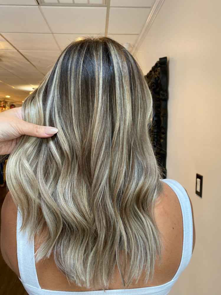 Full Head Balayage & Blowout