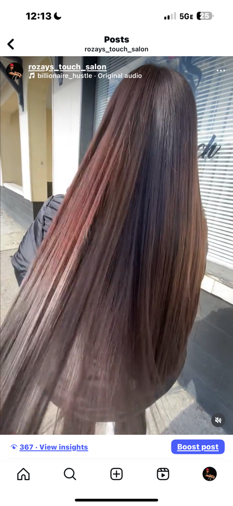 Brazilian Blowout Long Hair