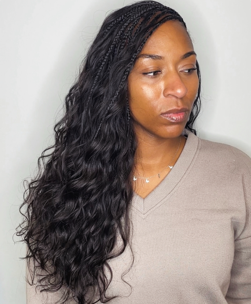 Shoulder Length  Bohemian braids