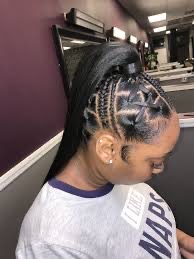 Braided Or Twisted Updo Style