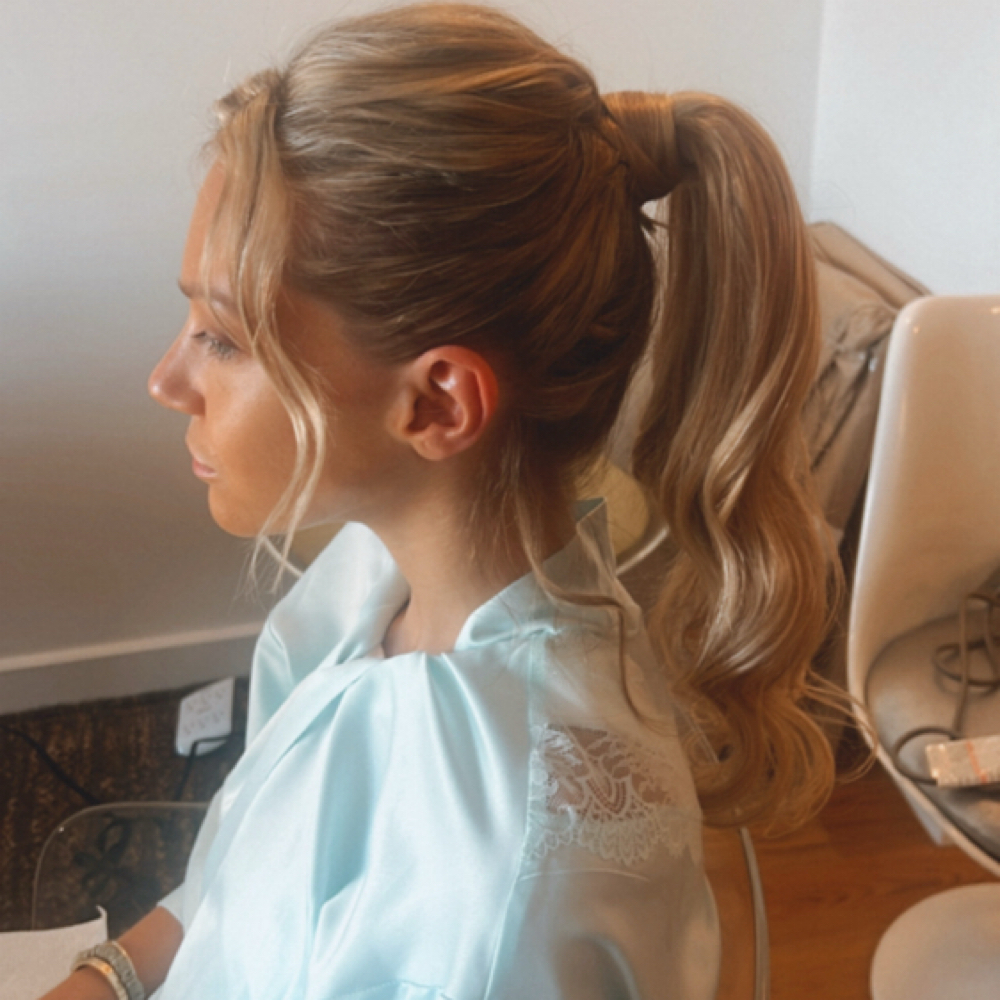 Updo at Cut & Blow in Brooklyn, NY